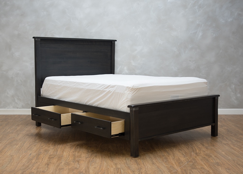 Daniel's Amish Bedroom Wildwood Queen Storage Bed G71881 Kittle's Furniture Indiana